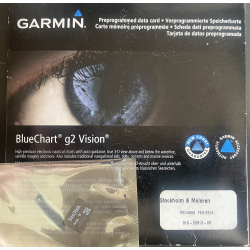 Garmin skort mSD VEU469S BRUGT -Stockholm and Malaren