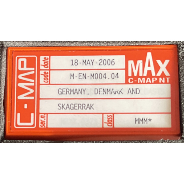C-MAP s�kort C-Map mAx BRUGT flere forskellige, som billeder, mail for sp�rgsm�l