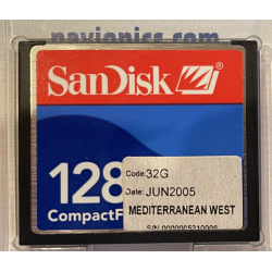 NAVIONICS 32G Middelhavet vest p CF kort BRUGT