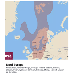 Raymarine Lighthouse Skort Nord Europa