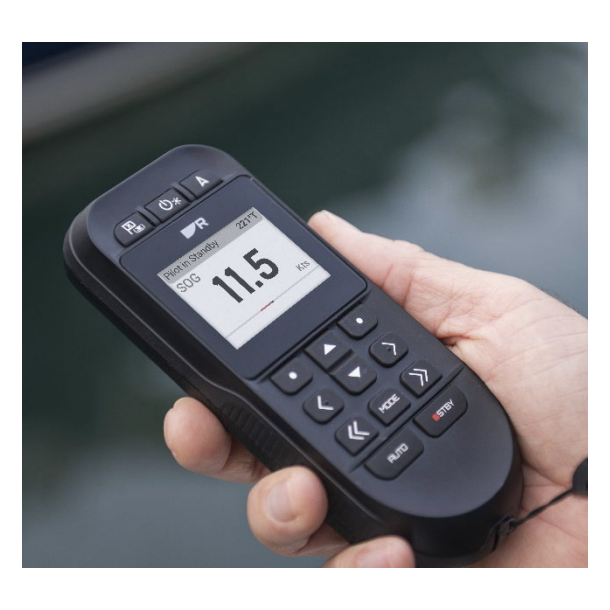 RCU-1 tr�dl�se autopilotfjernbetjening til Raymarine Evolution-autopilotsystemer.