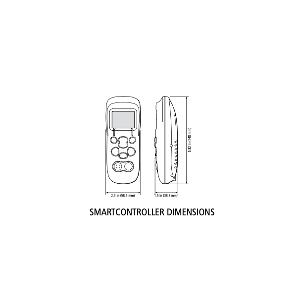 Raymarine smartcontroller fjernbetjening ny, demo