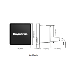 AXIOM Kortlser/USB-stik t. udv. mont.