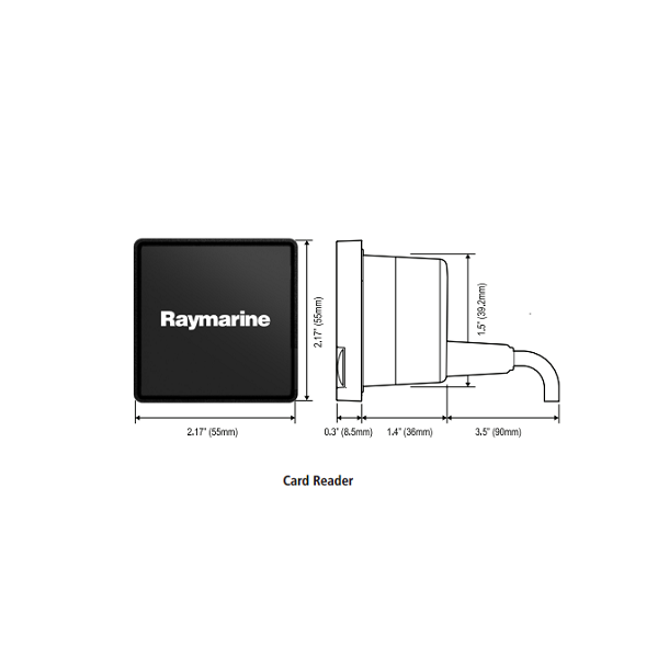 AXIOM Kortlser/USB-stik t. udv. mont.
