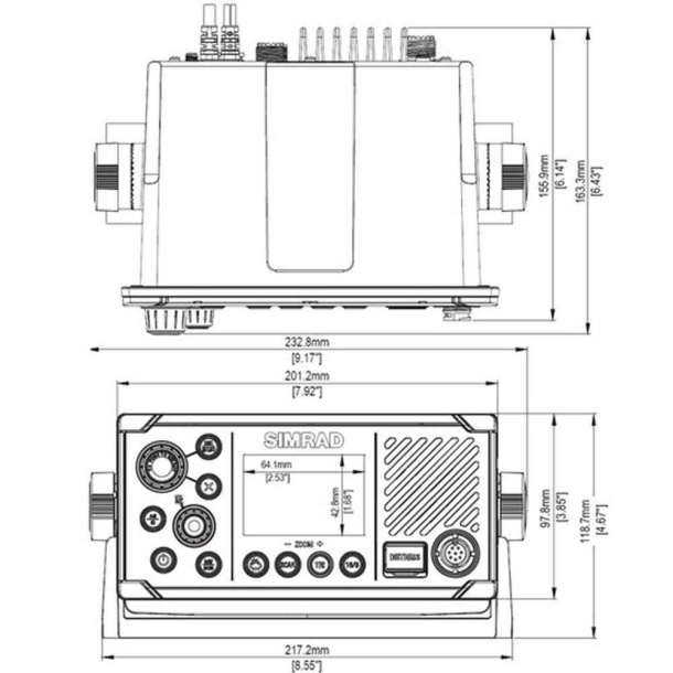 B&G V60.B VHF Med AIS Transpondere