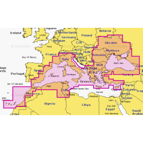 NAVIONICS 23XG Middelhavet og Sortehavet p CF kort BRUGT