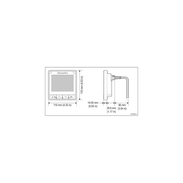 i70s Multifunktionsinstrument Farve display