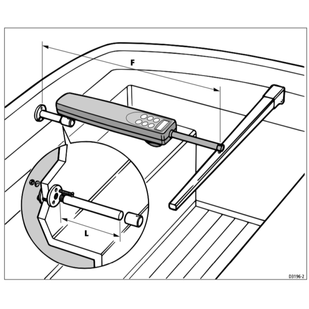 Karm Monteringsbeslag rorpinds pilot