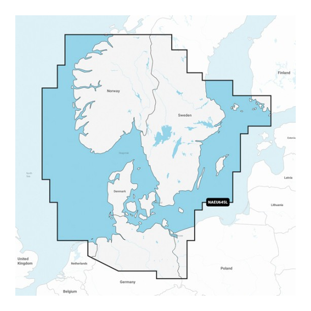 Navionics+ LARGE Blankt p microSD til Download