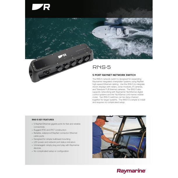 Raymarine RNS5-RayNet Netvrks Switchboks