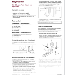 RV-100 Jack Plate beslag