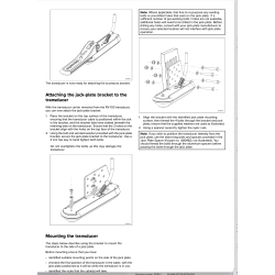 RV-100 Jack Plate beslag