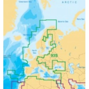 Navionic skort 93S på CF kort Silver Europa BRUGT