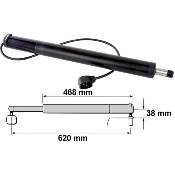 Raymarine Tiller trykstang Q047