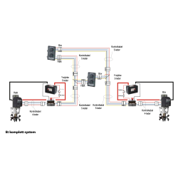 Side-Power Joystickpanel 12V/24V Gr�t *