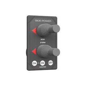 Side-Power Joystickpanel Dobbelt 12V/24V Grt *