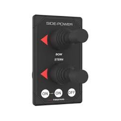 Side-Power Joystickpanel Dobbelt 12V/24V Sort *
