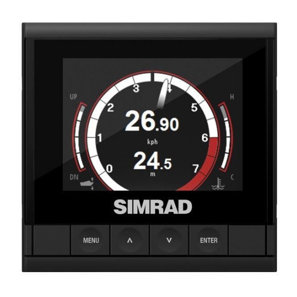 Simrad IS42J display m/J1939 gateway