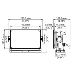 SIMRAD NSX 3007 m. Activeimaging 3-i-1  Hk transducer 